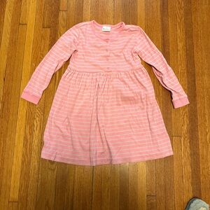Hanna Andersson Pink Striped Dress size 130/8